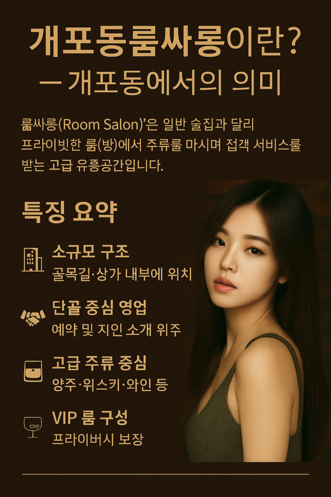 개포동룸싸롱